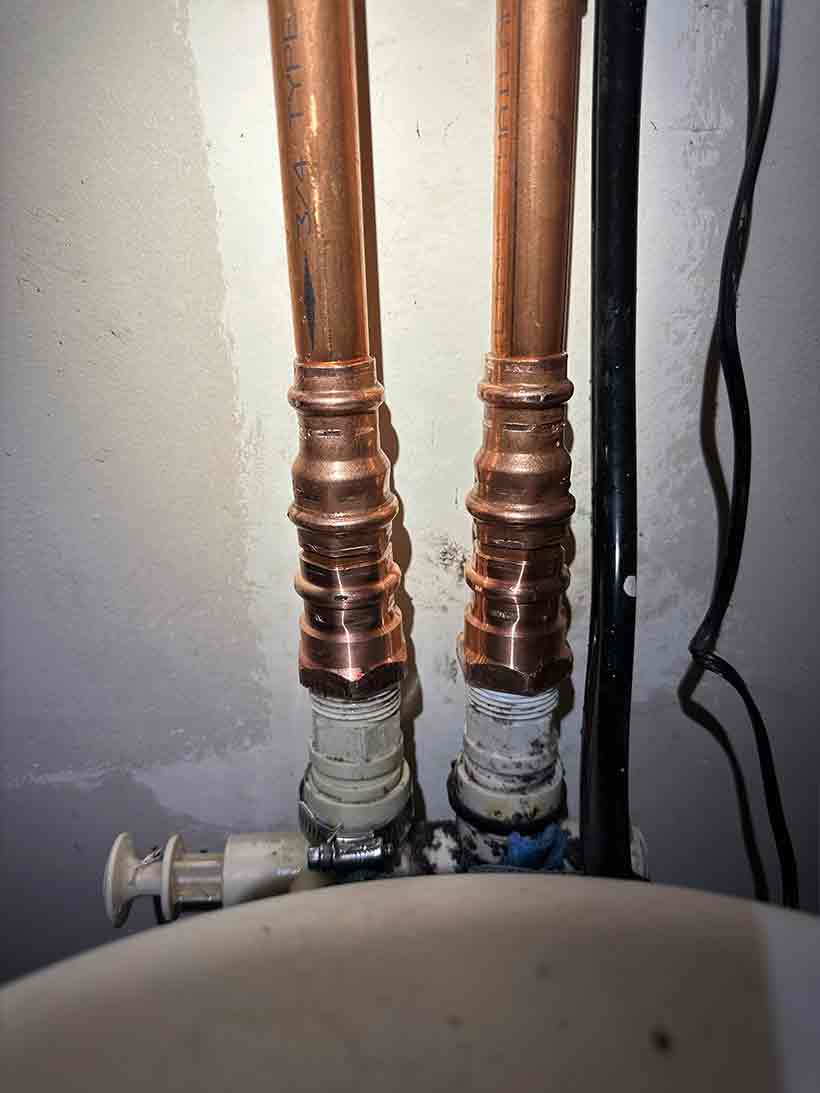 after leak repair